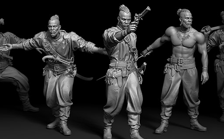 Banner Diseño de personajes 3D para Videojuegos